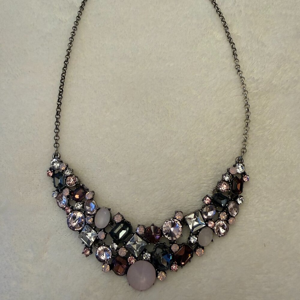 Premier Designs Multi Pink Stone Necklace